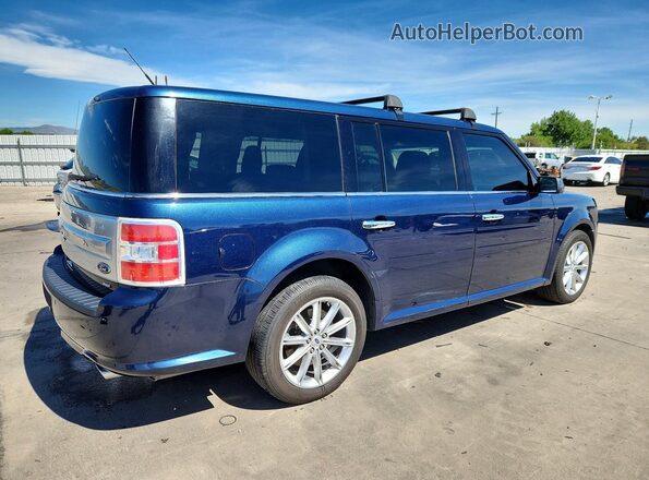 2FMHK6D88HBA02469 2017 FORD FLEX Синий Задняя правая четверть