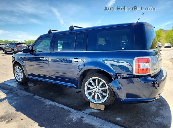2FMHK6D88HBA02469 2017 FORD FLEX Синий Задняя левая четверть
