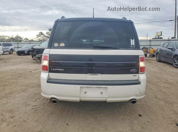 2FMHK6D88JBA15003 2018 FORD FLEX White უკანა ხედი