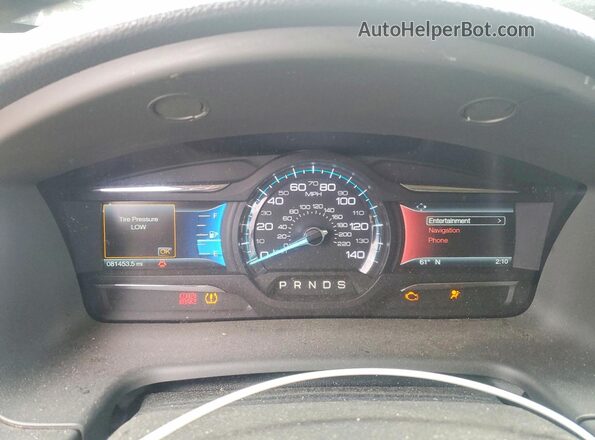 2FMHK6D88JBA15003 2018 FORD FLEX White ხელსაწყოთა პანელის ხედი