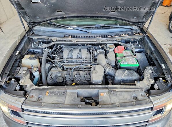 2FMHK6D89GBA01233 2016 FORD FLEX Charcoal ძრავის განყოფილების ხედი