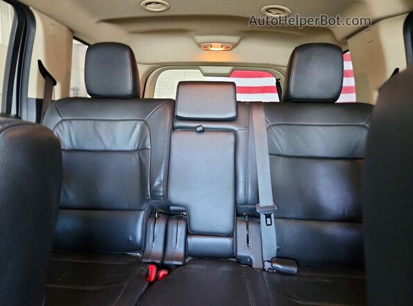 2FMHK6D89GBA01233 2016 FORD FLEX Charcoal უკანა სავარძლების ხედი