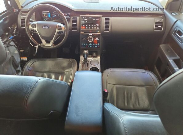 2FMHK6D89GBA01233 2016 FORD FLEX Charcoal წინა პანელის ხედი