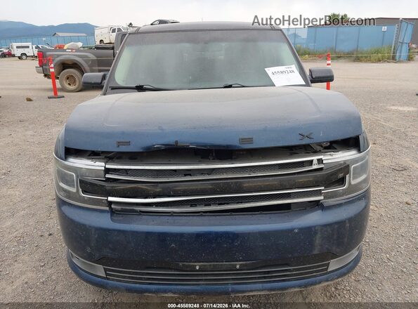 2FMHK6D89HBA04764 2017 FORD FLEX Blue ხელსაწყოთა პანელის ხედი