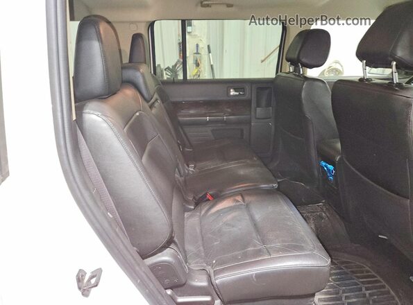 2FMHK6D89KBA29381 2019 FORD FLEX White უკანა სალონის ხედი