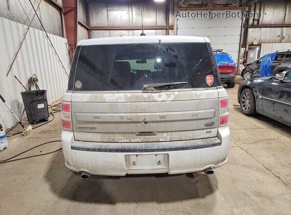 2FMHK6D89KBA29381 2019 FORD FLEX White უკანა ხედი