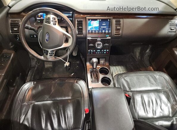 2FMHK6D89KBA29381 2019 FORD FLEX White წინა პანელის ხედი