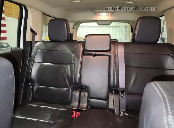 2FMHK6D89KBA29381 2019 FORD FLEX White უკანა სავარძლების ხედი