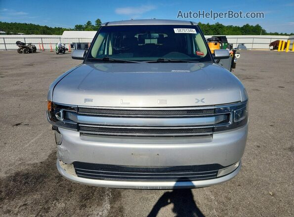 2FMHK6D89KBA29607 2019 FORD FLEX Серебряный Вид спереди