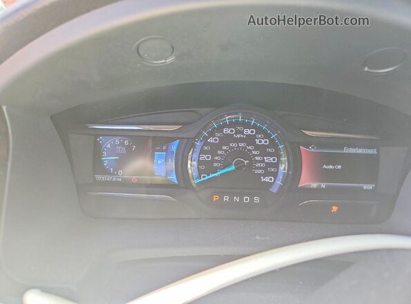 2FMHK6D89KBA29607 2019 FORD FLEX Серебряный Вид щитка приборов