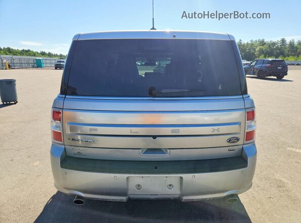 2FMHK6D89KBA29607 2019 FORD FLEX Серебряный Вид сзади