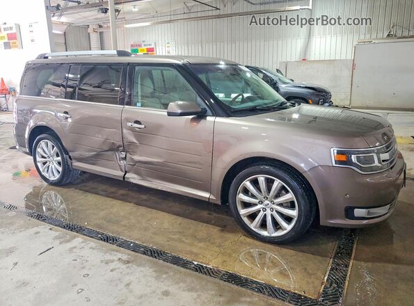 2FMHK6DT0KBA16846 2019 FORD FLEX Gold Delantero derecho