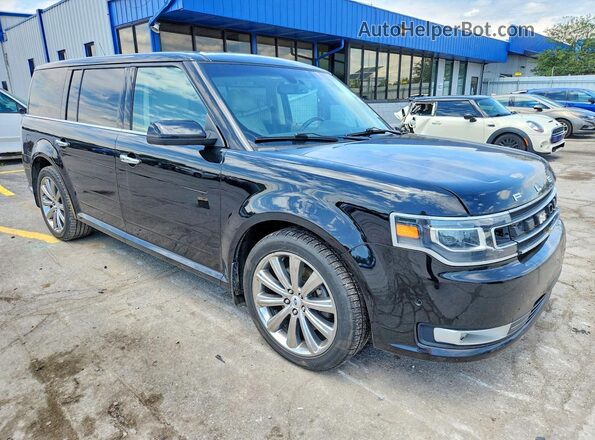 2FMHK6DT1JBA16689 2018 FORD FLEX Black Передня права чверть