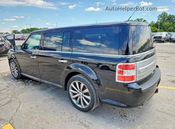 2FMHK6DT1JBA16689 2018 FORD FLEX Black Задня ліва чверть