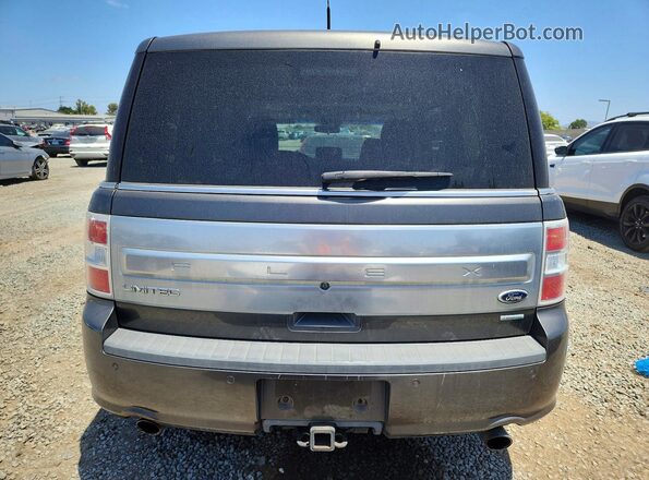 2FMHK6DT2GBA10862 2016 FORD FLEX Gray Հետևի տեսք