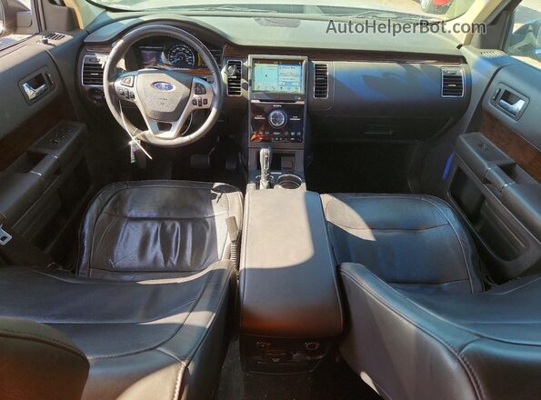 2FMHK6DT2GBA10862 2016 FORD FLEX Gray Առջևի վահանակի տեսք