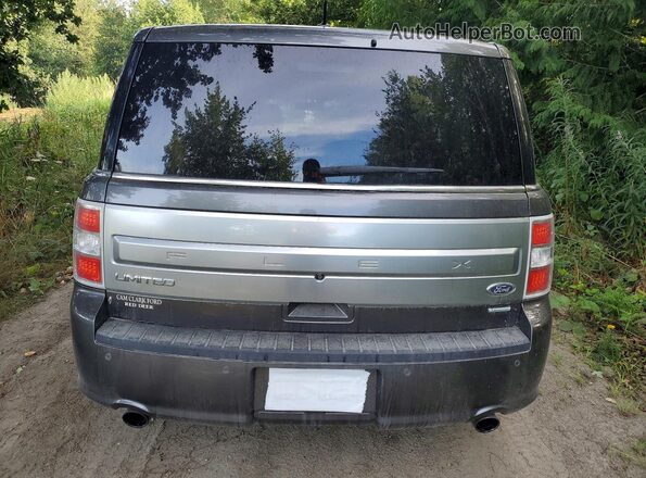 2FMHK6DT2HBA08966 2017 FORD FLEX Gray Հետևի տեսք