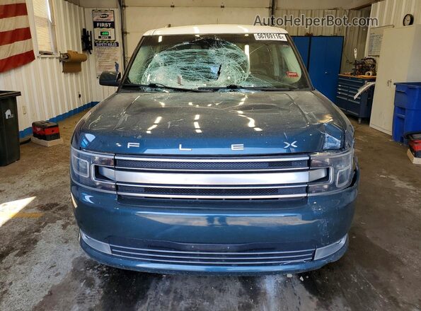 2FMHK6DT3GBA15276 2016 FORD FLEX Blue წინა ხედი