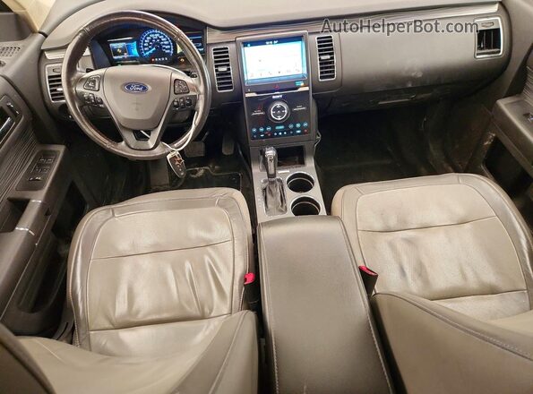 2FMHK6DT8JBA20724 2018 FORD FLEX Black Вид панелі приладів