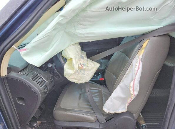 2FMHK6DT8KBA02113 2019 FORD FLEX Blue Front interior view