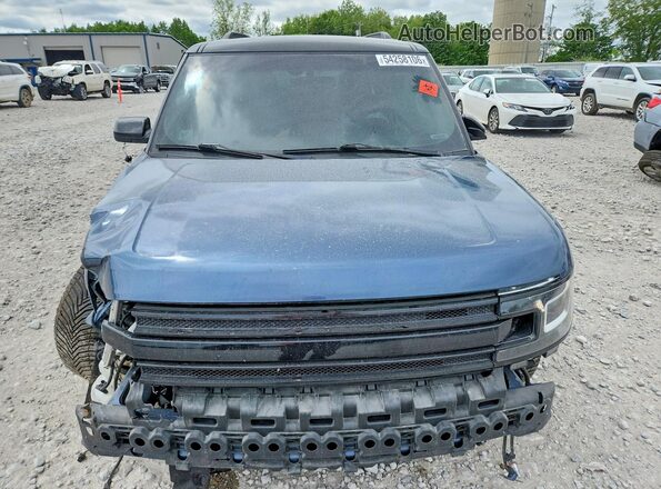 2FMHK6DT8KBA02113 2019 FORD FLEX Blue Front view