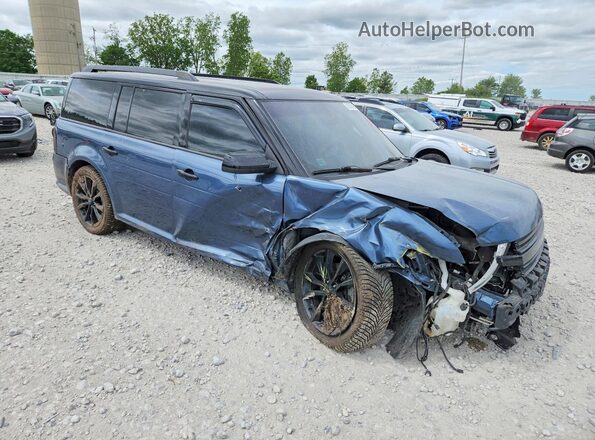 2FMHK6DT8KBA02113 2019 FORD FLEX Blue Front right