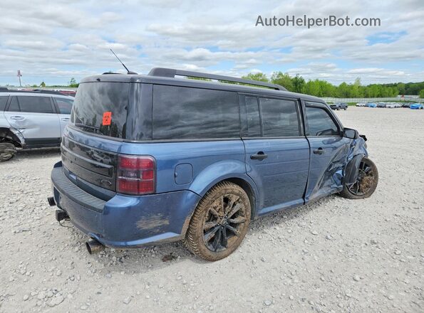 2FMHK6DT8KBA02113 2019 FORD FLEX Blue Rear right
