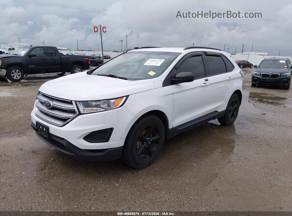 2FMPK3G90HBC35096 2017 FORD EDGE Белый Передняя левая четверть