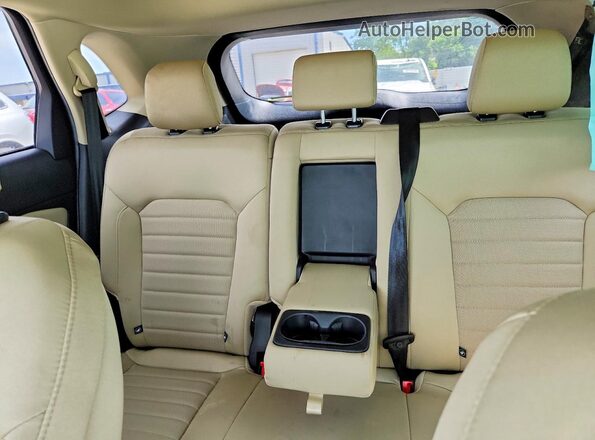 2FMPK3G90JBB74676 2018 FORD EDGE Black Vista de los asientos traseros