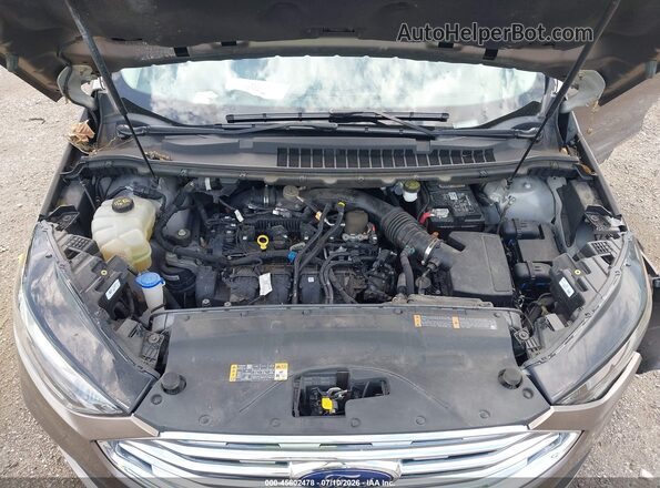 2FMPK3G90KBB19730 2019 FORD EDGE Brown Вид ззаду