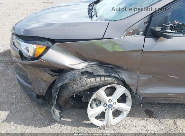 2FMPK3G90KBB19730 2019 FORD EDGE Brown Вид щитка приладів
