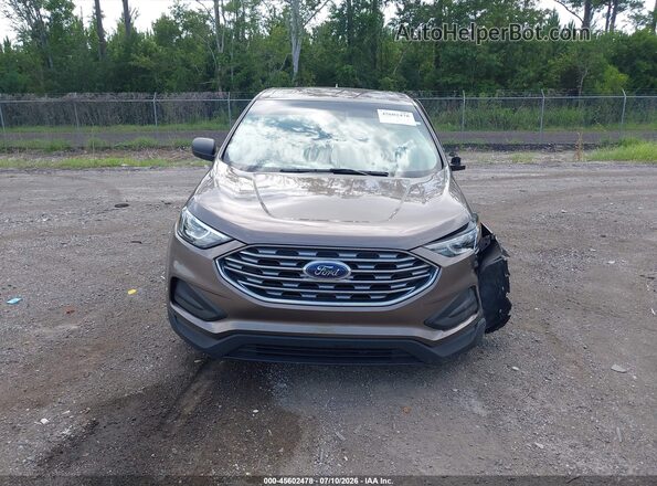 2FMPK3G90KBB19730 2019 FORD EDGE Brown Вид задньої частини салону