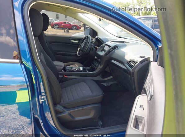 2FMPK3G90LBB42068 2020 FORD EDGE Blue Вид салону спереду