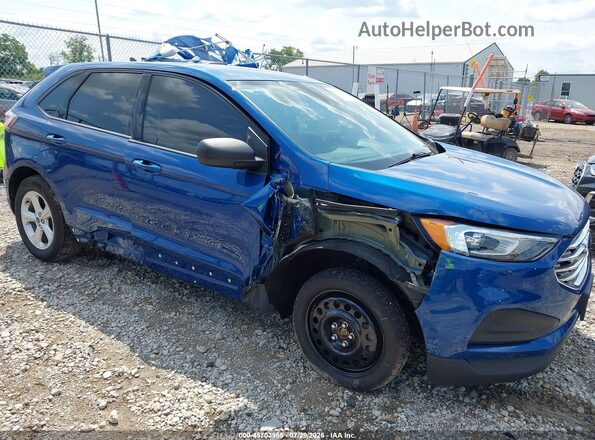 2FMPK3G90LBB42068 2020 FORD EDGE Blue Вид спереду