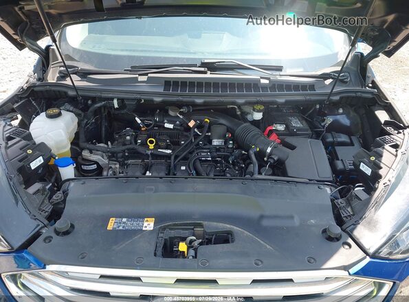 2FMPK3G90LBB42068 2020 FORD EDGE Blue Вид ззаду