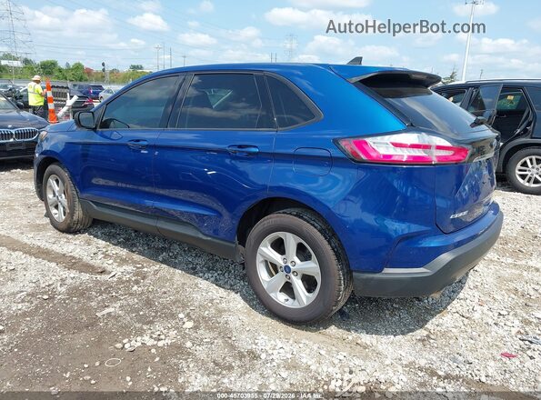 2FMPK3G90LBB42068 2020 FORD EDGE Blue Задня ліва чверть