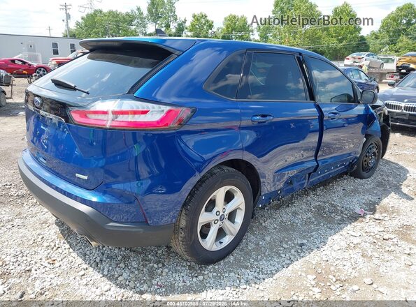 2FMPK3G90LBB42068 2020 FORD EDGE Blue Задня права чверть