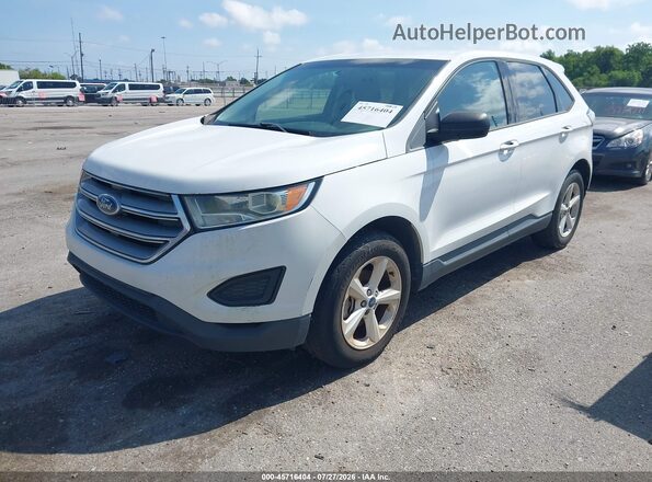 2FMPK3G91HBB86958 2017 FORD EDGE White Передня ліва чверть