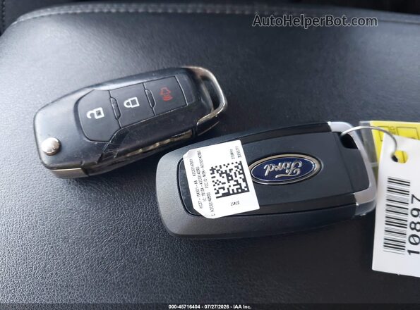 2FMPK3G91HBB86958 2017 FORD EDGE White Вид панелі приладів