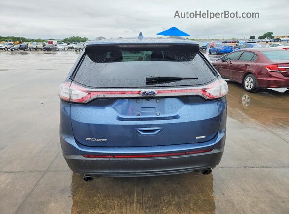 2FMPK3G91JBB78932 2018 FORD EDGE Blue Հետևի տեսք