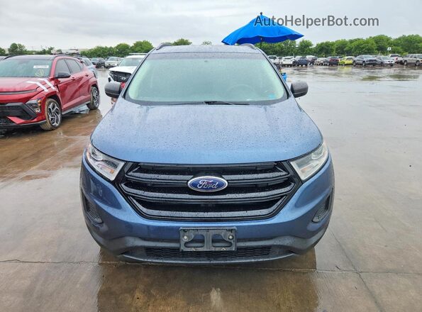 2FMPK3G91JBB78932 2018 FORD EDGE Blue Դիմացի տեսք