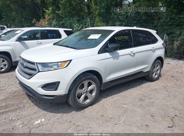 2FMPK3G92GBC35793 2016 FORD EDGE Белый Передняя левая четверть