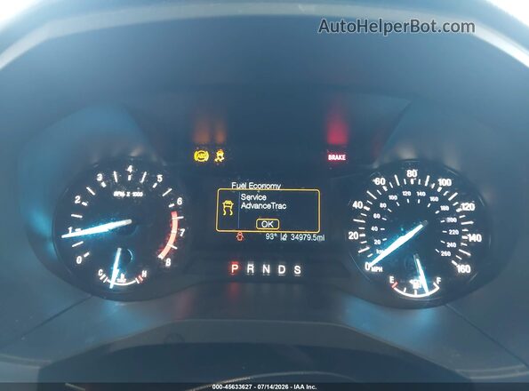 2FMPK3G92LBB12814 2020 FORD EDGE Silver Հետևի նստատեղերի տեսք