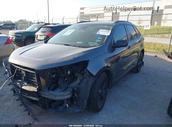 2FMPK3G92LBB55534 2020 FORD EDGE Gray Առջևի ձախ երեք քառորդ տեսարան