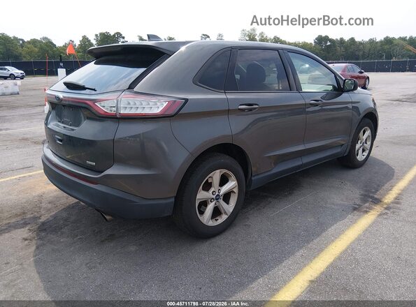 2FMPK3G93GBC00812 2016 FORD EDGE Gray Trasero derecho