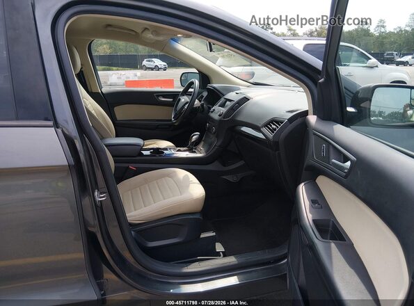 2FMPK3G93GBC00812 2016 FORD EDGE Gray Vista interior delantera