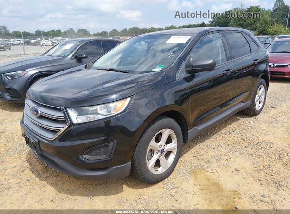 2FMPK3G93GBC34684 2016 FORD EDGE Черный Передняя левая четверть