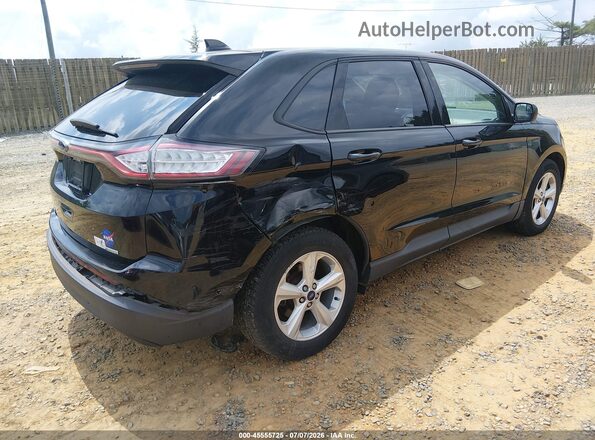 2FMPK3G93GBC34684 2016 FORD EDGE Черный Задняя правая четверть