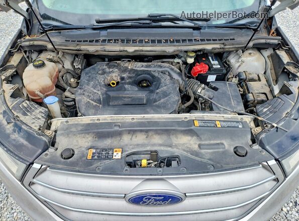 2FMPK3G93GBC42008 2016 FORD EDGE Silver Vista interior trasera