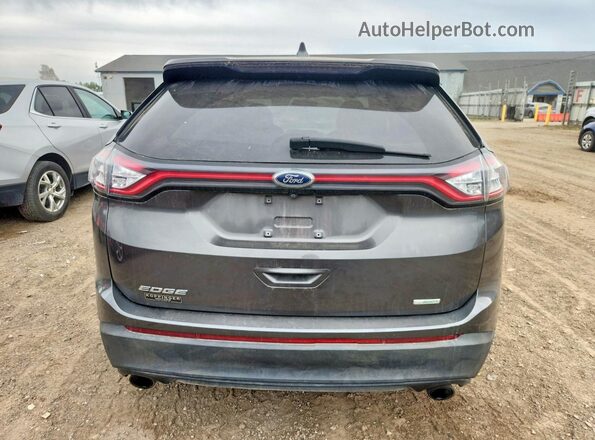 2FMPK3G93HBB08925 2017 FORD EDGE Gray Հետևի տեսք